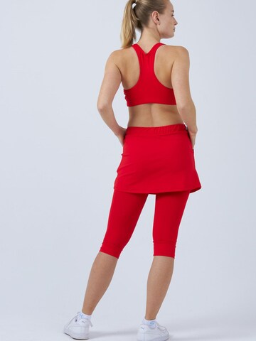SPORTKIND Sportrok '2-in-1 Tennis Skirt with Leggings' in Rood