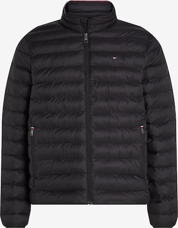 juoda TOMMY HILFIGER Demisezoninė striukė: priekis