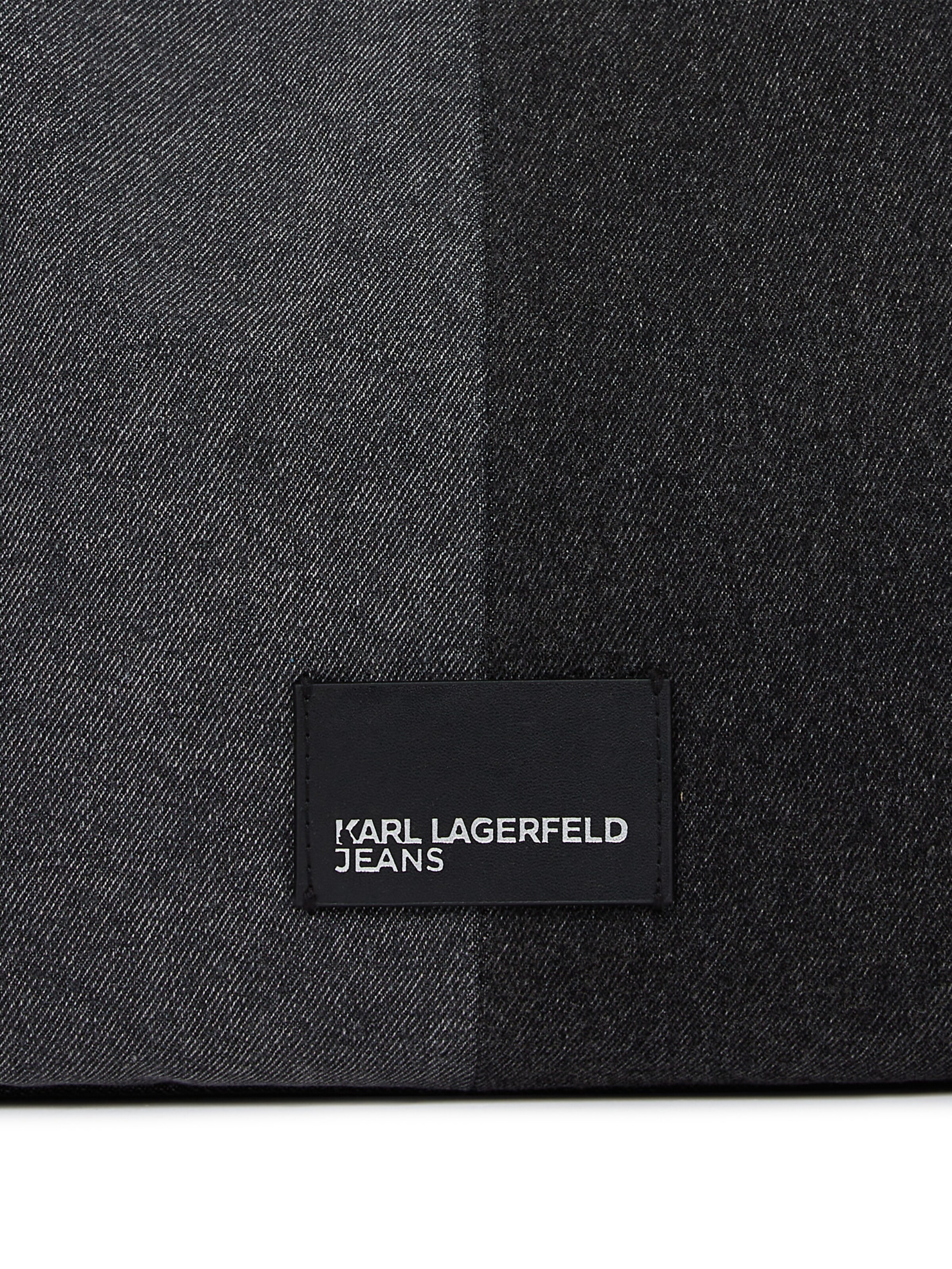 juoda KARL LAGERFELD JEANS Pirkinių krepšys