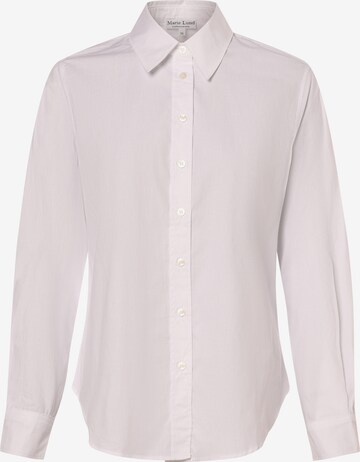 Marie Lund Blouse in Wit: voorkant