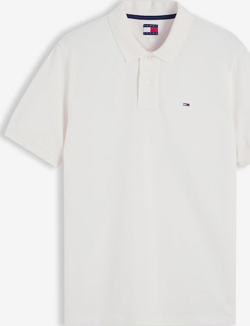 Tommy Jeans - Camisa 'ESS' em branco: frente
