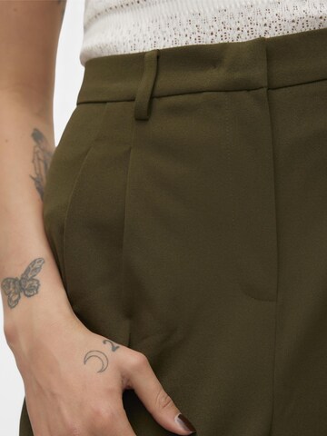 VERO MODA Wide Leg Bukser med lægfolder i grøn