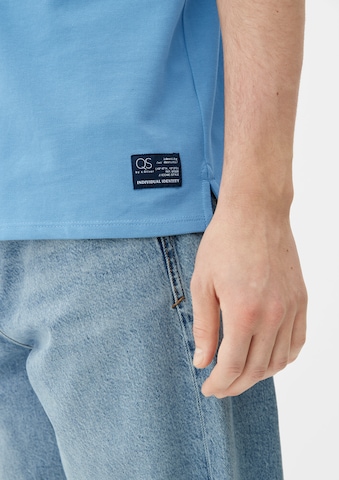 QS Poloshirt in Blau