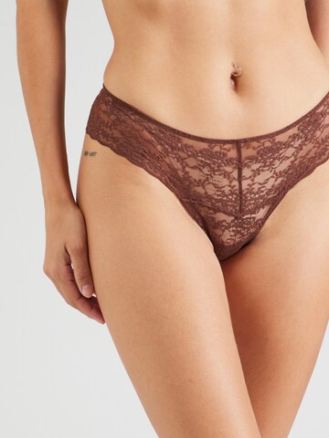 Women' Secret Thong 'HELANKA' in Brown