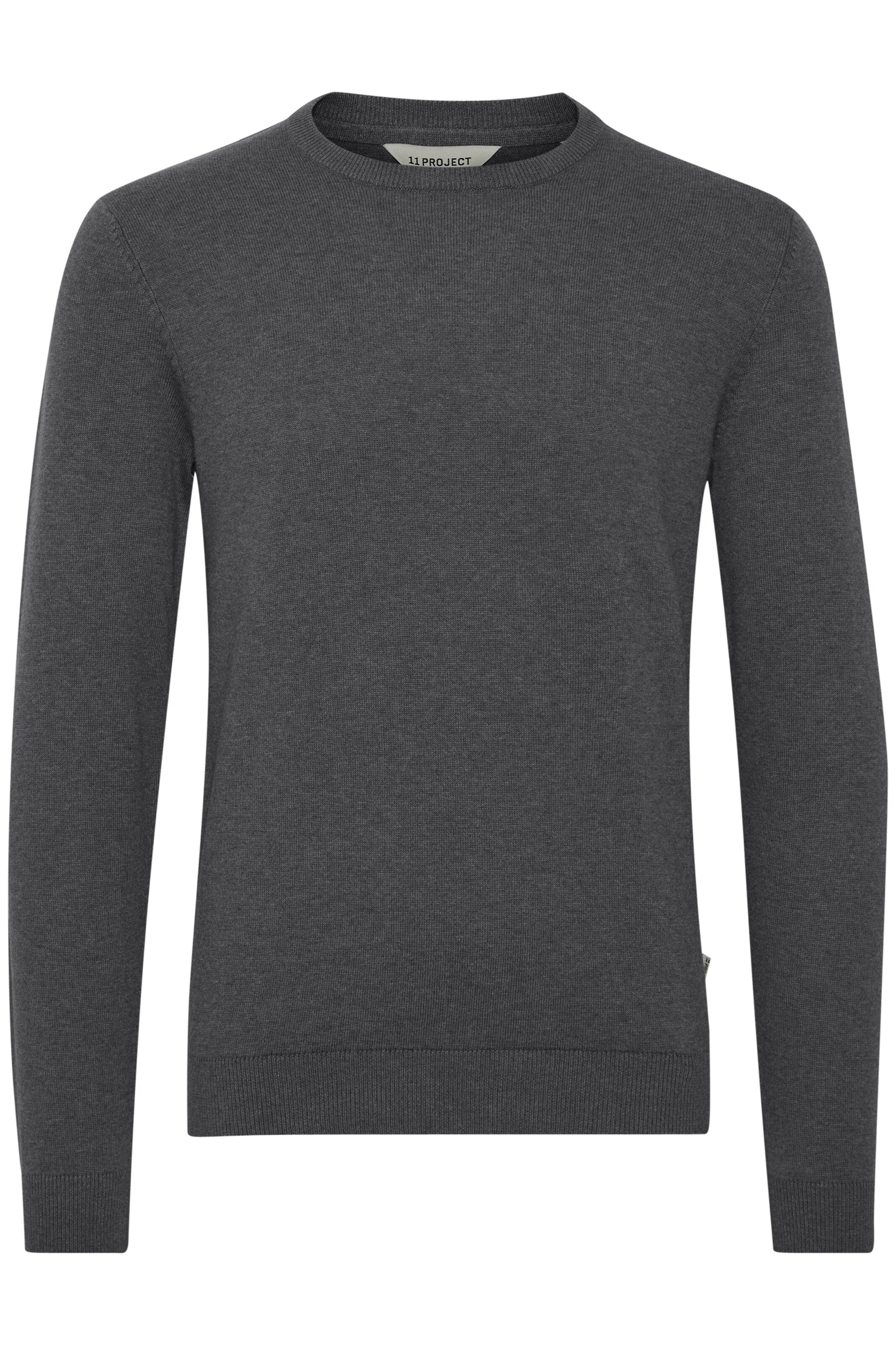 11 Project Trui 'MELVIN' in Grijs: voorkant