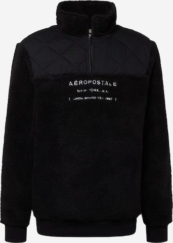 AÉROPOSTALE Sweatshirt in Zwart: voorkant