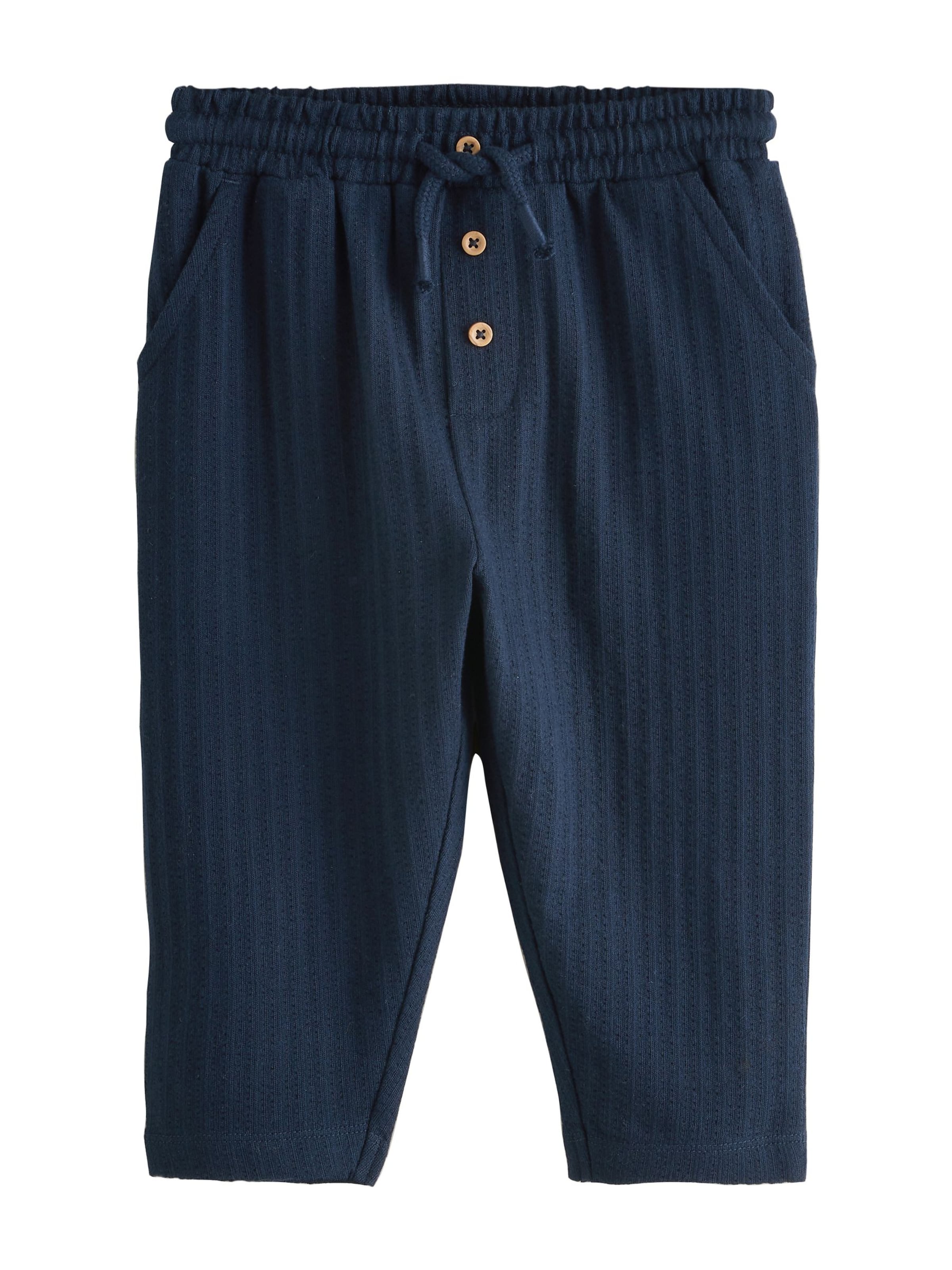 Next Обычный Штаны в Синий: спереди