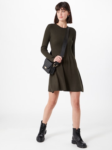 ONLY Knitted dress 'Alma' in Brown