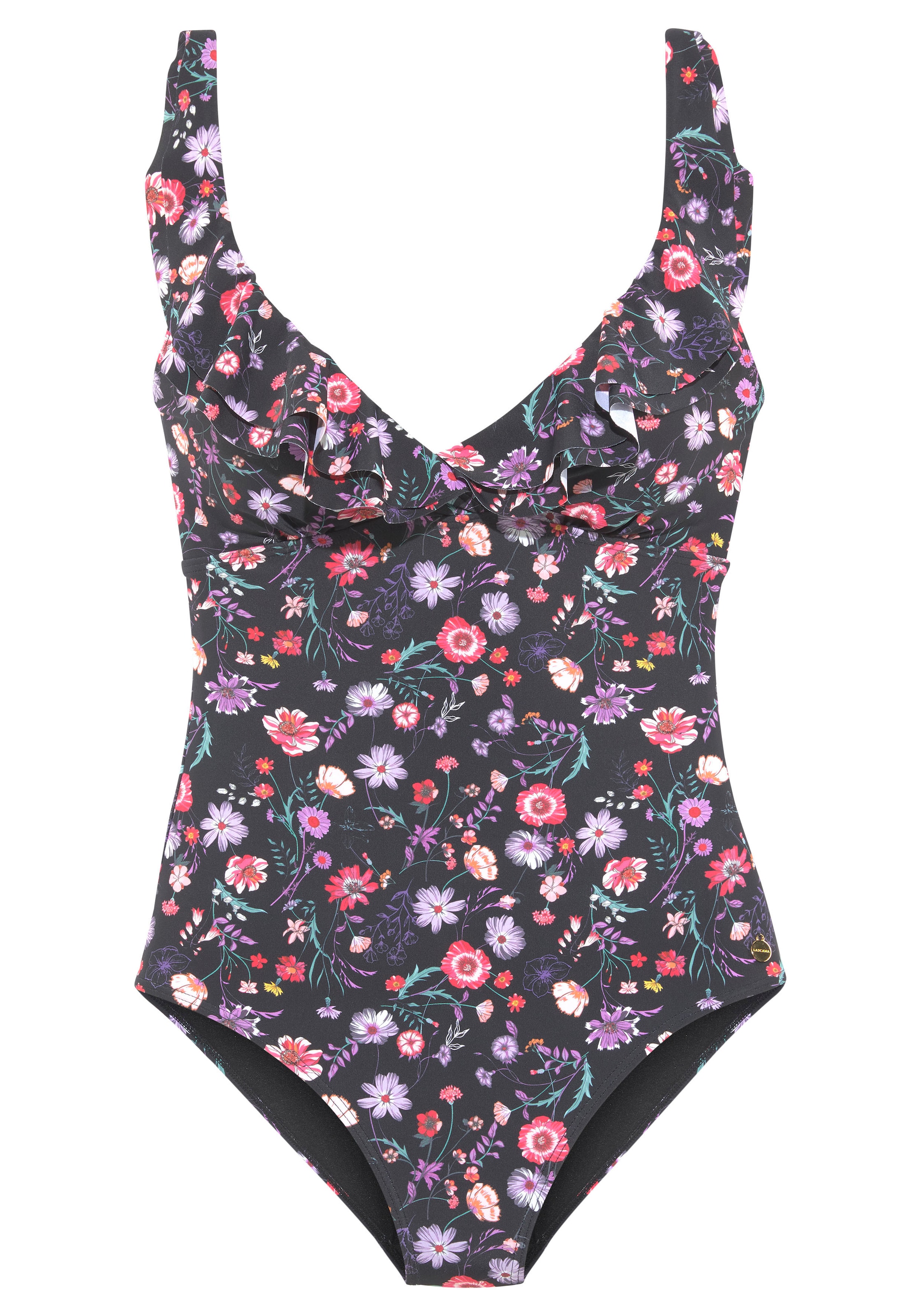 LASCANA Trikotni nedrčki Enodelne kopalke | mešane barve barva: sprednja stran