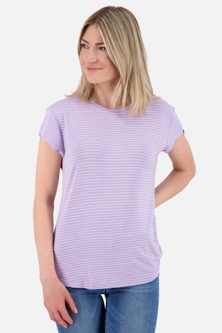 T-shirt 'Mimmy' Alife and Kickin en violet : devant