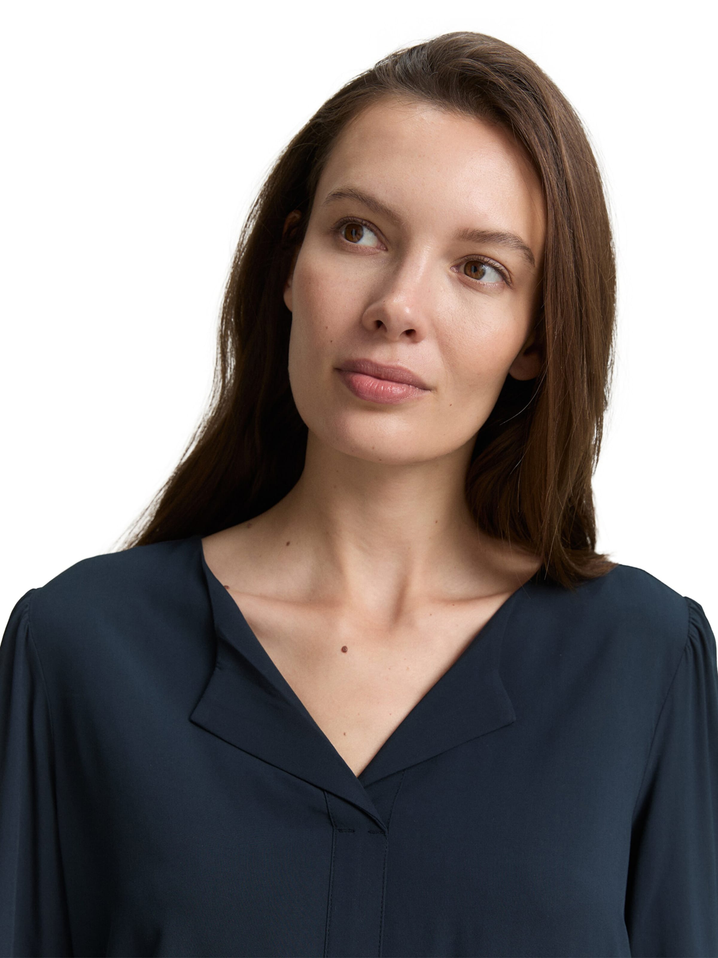 Chemisier TOM TAILOR en bleu