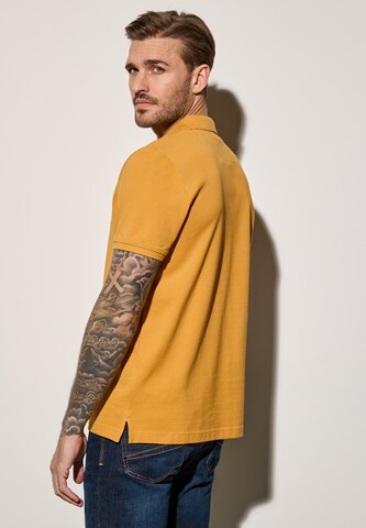 Street One MEN Piquée-Poloshirt in Gelb