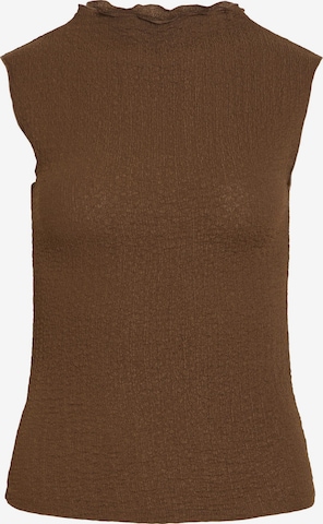 VILA Top in Bruin: voorkant