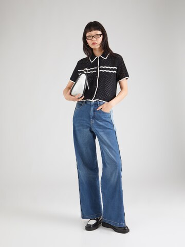 Munthe Wide leg Τζιν 'OBBIA' σε μπλε