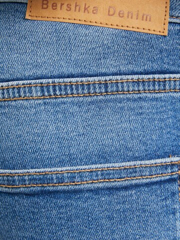 Bershka Skinny Džíny – modrá