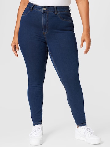 EVOKED Skinny Farkkuleggingsit värissä sininen: edessä