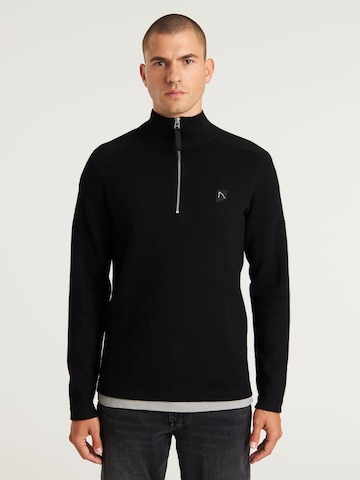 Pull-over 'Oscar' CHASIN' en noir : devant