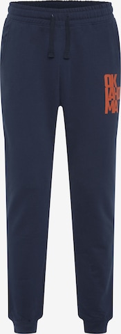 Oklahoma Jeans Regular Pants ' mit Oklahoma Label Print ' in Blue: front
