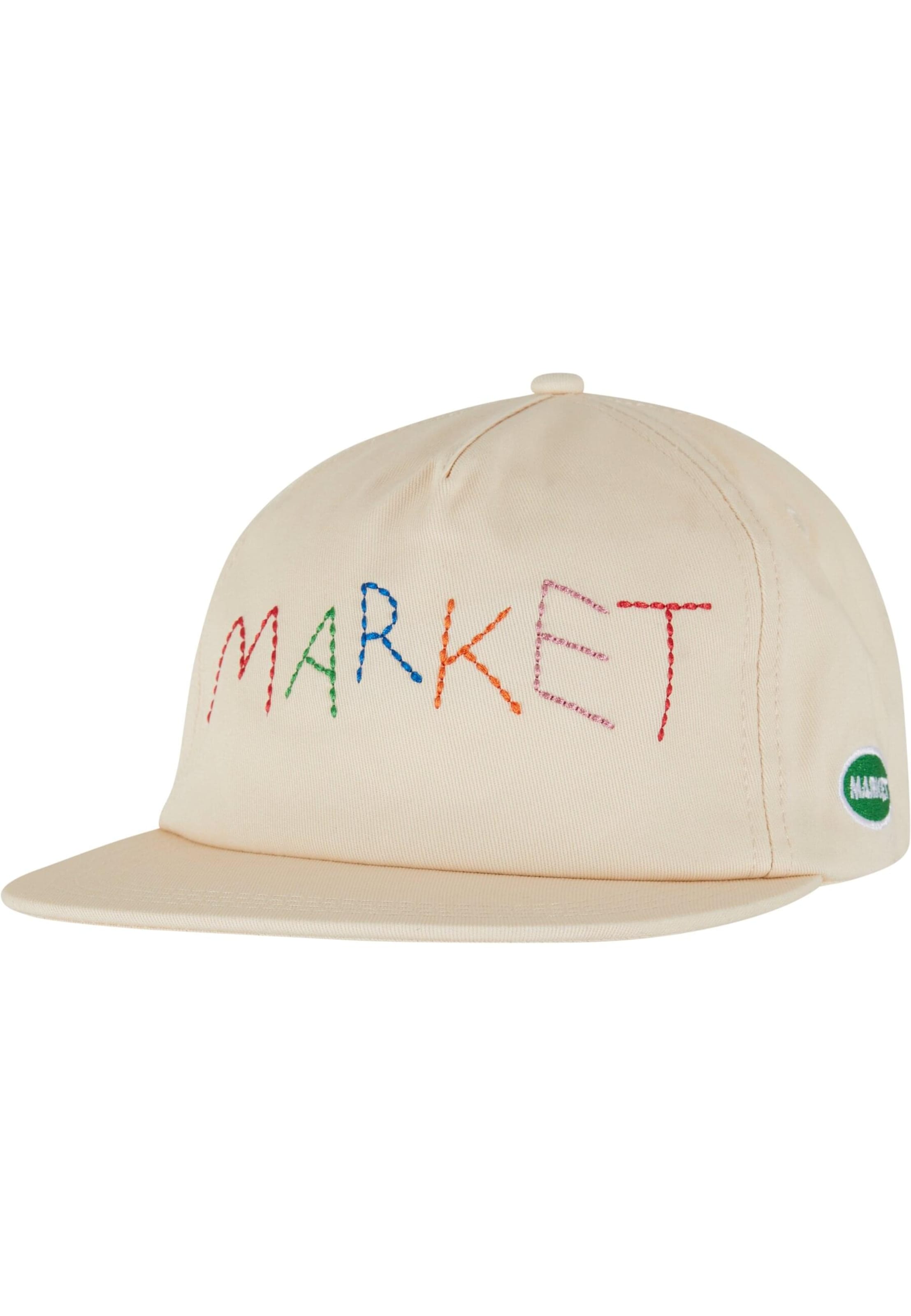 Casquette MARKET en beige : devant
