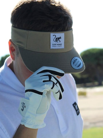 Surf Monkey Zonneklep in Beige: voorkant