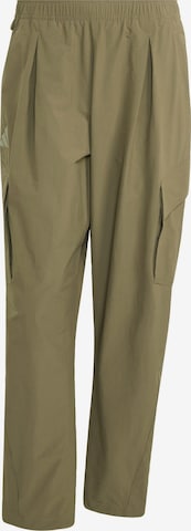 Loosefit Pantalon outdoor 'Xploric' ADIDAS TERREX en vert : devant