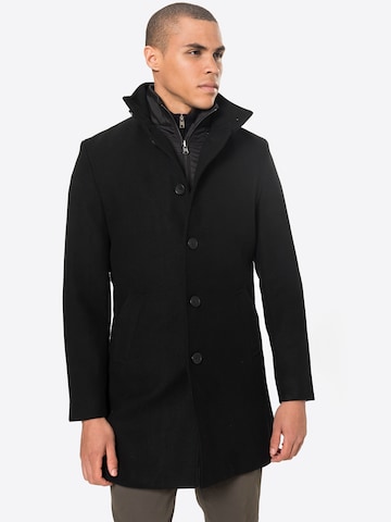 Bruun & Stengade Płaszcz przejściowy 'Ontario' w kolorze czarny: przód