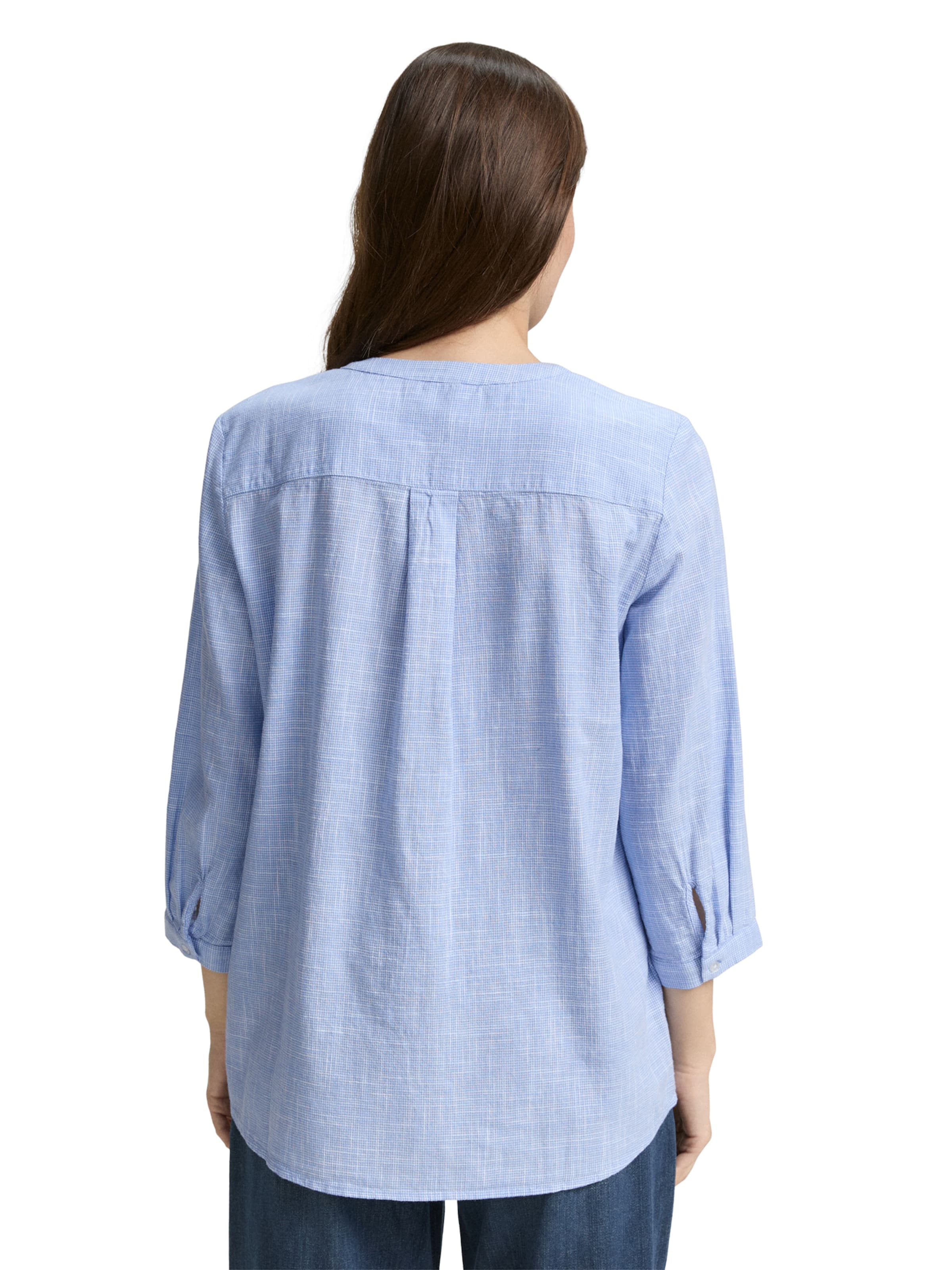 TOM TAILOR Bluse in Blau