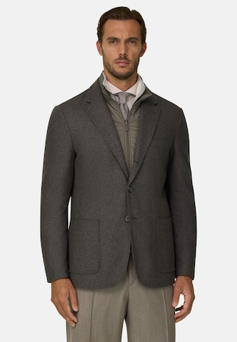Boggi Milano Regular fit Suit Jacket in Brown: front