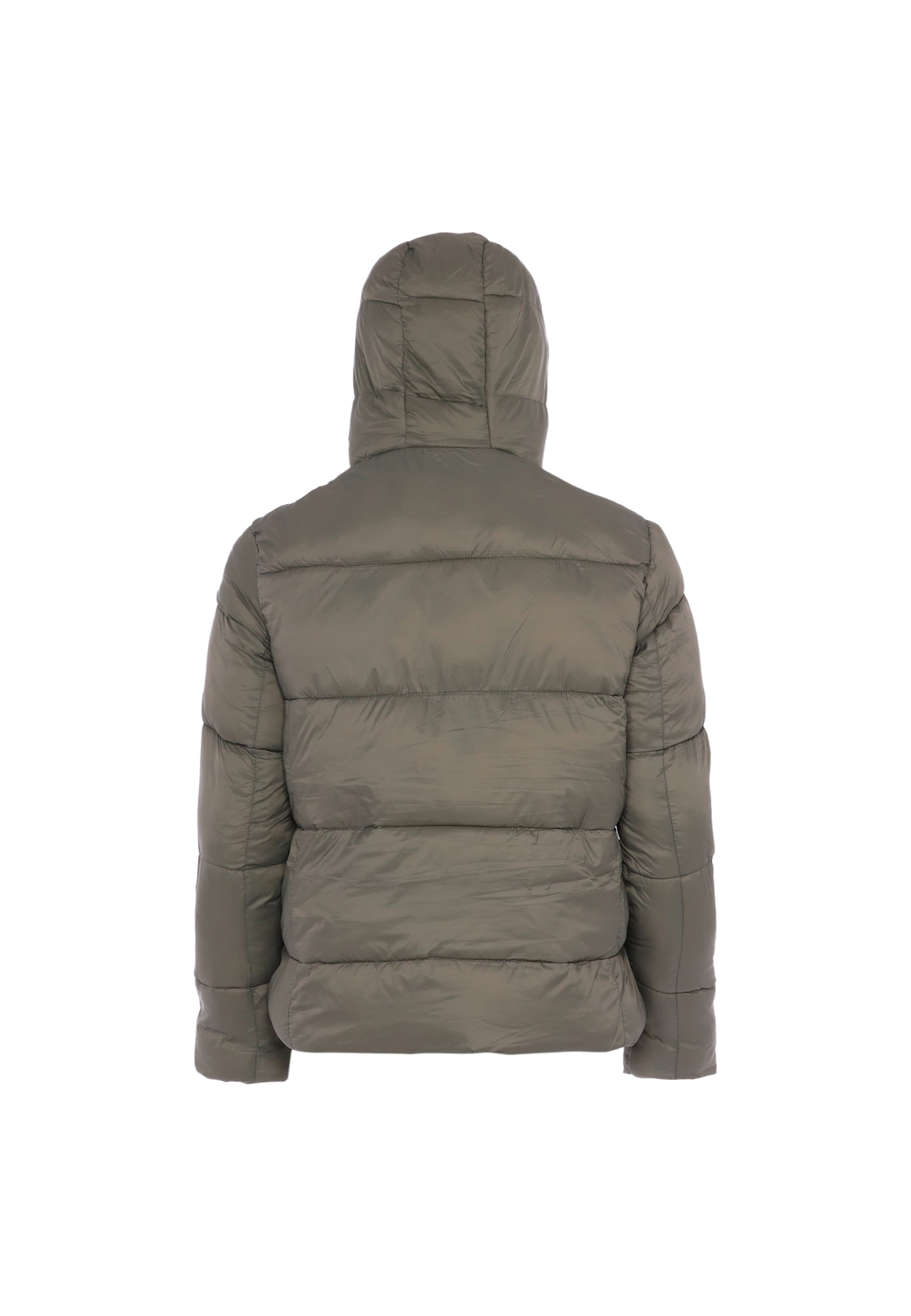 IDONY - Casaco de inverno em verde