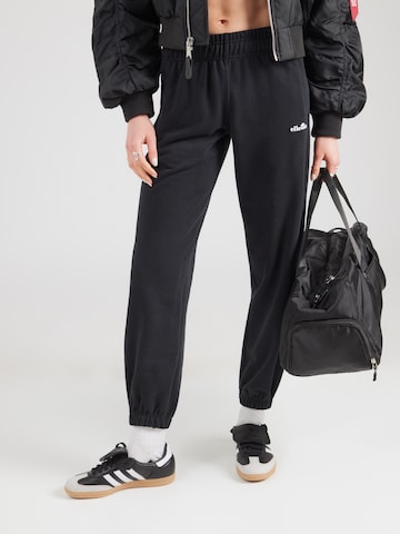 ELLESSE Tapered Hose 'LENTELLA' in Schwarz: Vorderseite