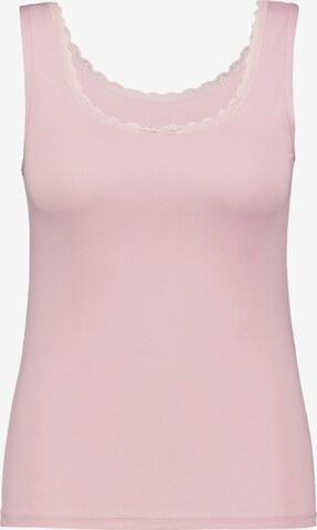 Ulla Popken Onderhemd in Roze: voorkant