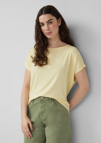 s.Oliver Μπλουζάκι σε κίτρινο: μπροστά