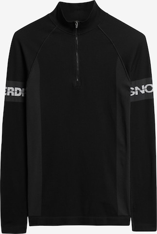 T-Shirt fonctionnel Superdry en noir : devant