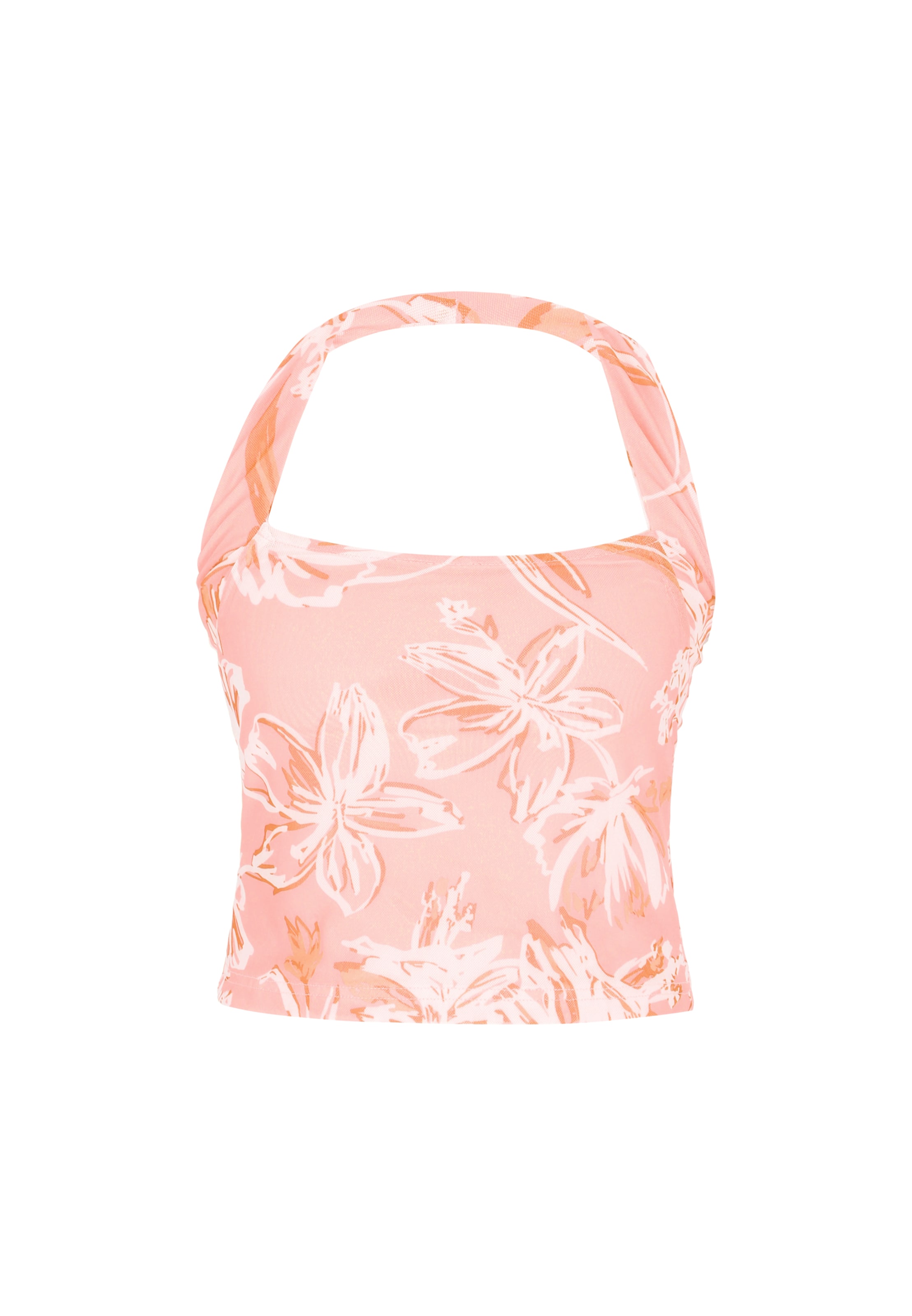 IZIA Top in Orange: Vorderseite