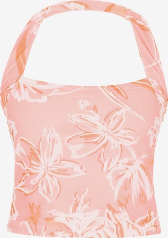 IZIA - Top en naranja: frente