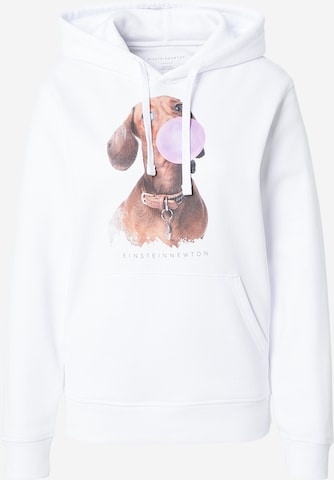 balta EINSTEIN & NEWTON Megztinis be užsegimo 'Bubble Dackel': priekis