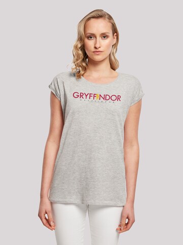 F4NT4STIC Shirt 'Harry Potter Gryffindor' in Grau: predná strana