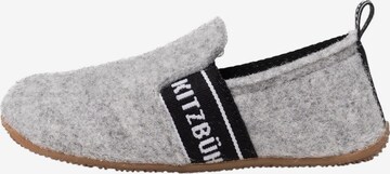 Living Kitzbühel Hausschuh 'Filz' in Grau: Vorderseite