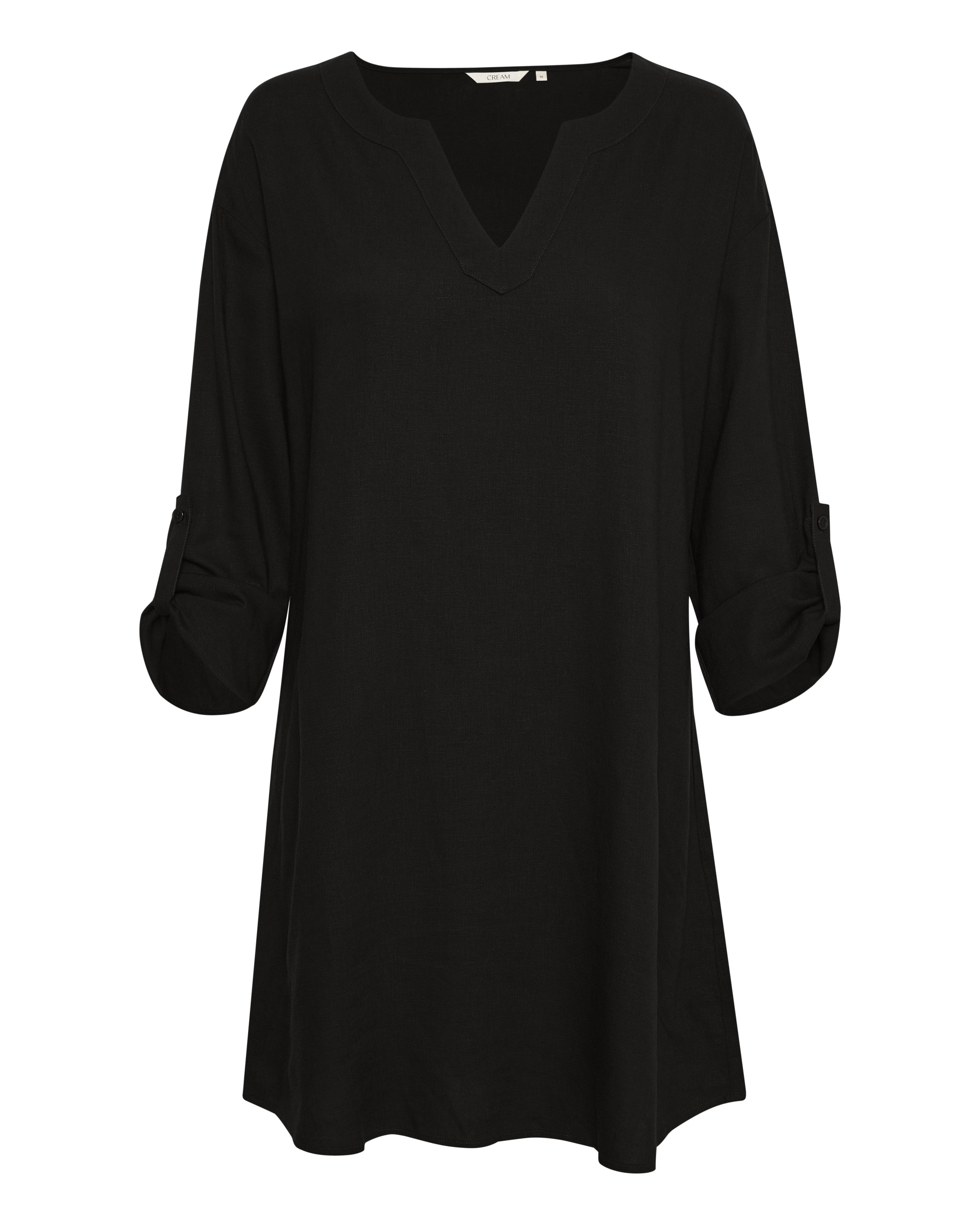 Tunica 'CRVenta' de la Cream pe negru: față