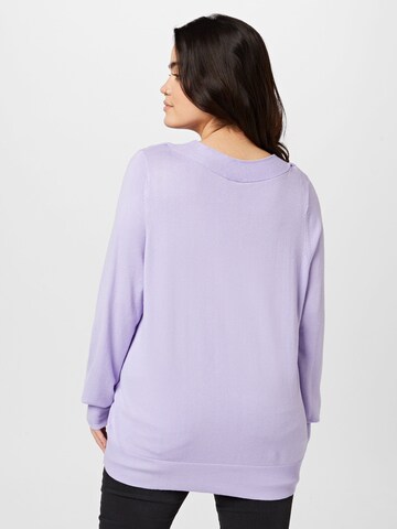 Zizzi Pullover 'CACARRIE' i lilla