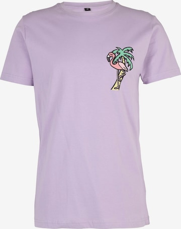Mister Tee - Camiseta 'Flamingo' en lila: frente