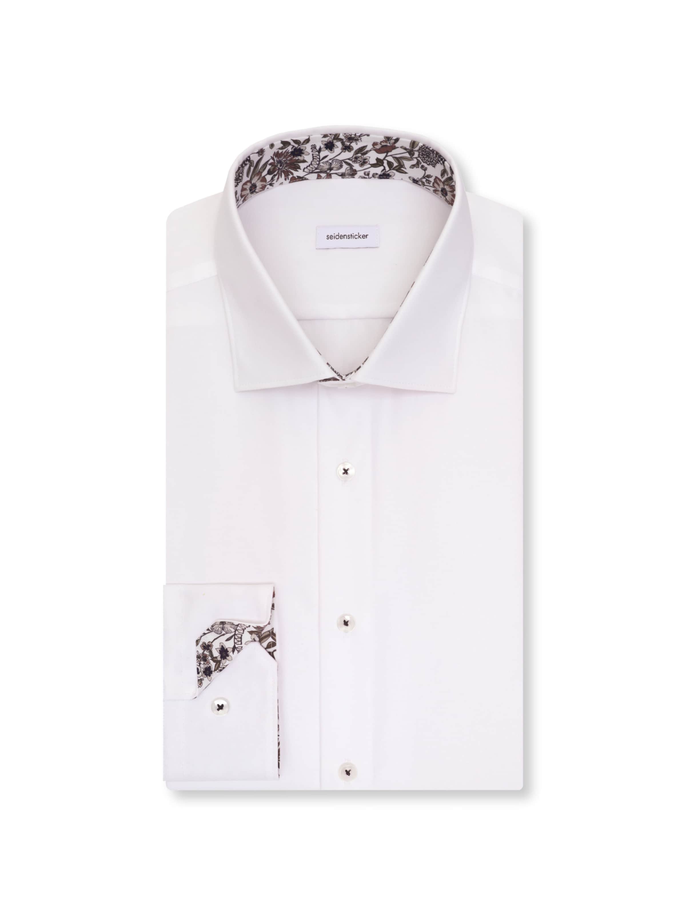 SEIDENSTICKER Regular Fit Hemd in Weiß