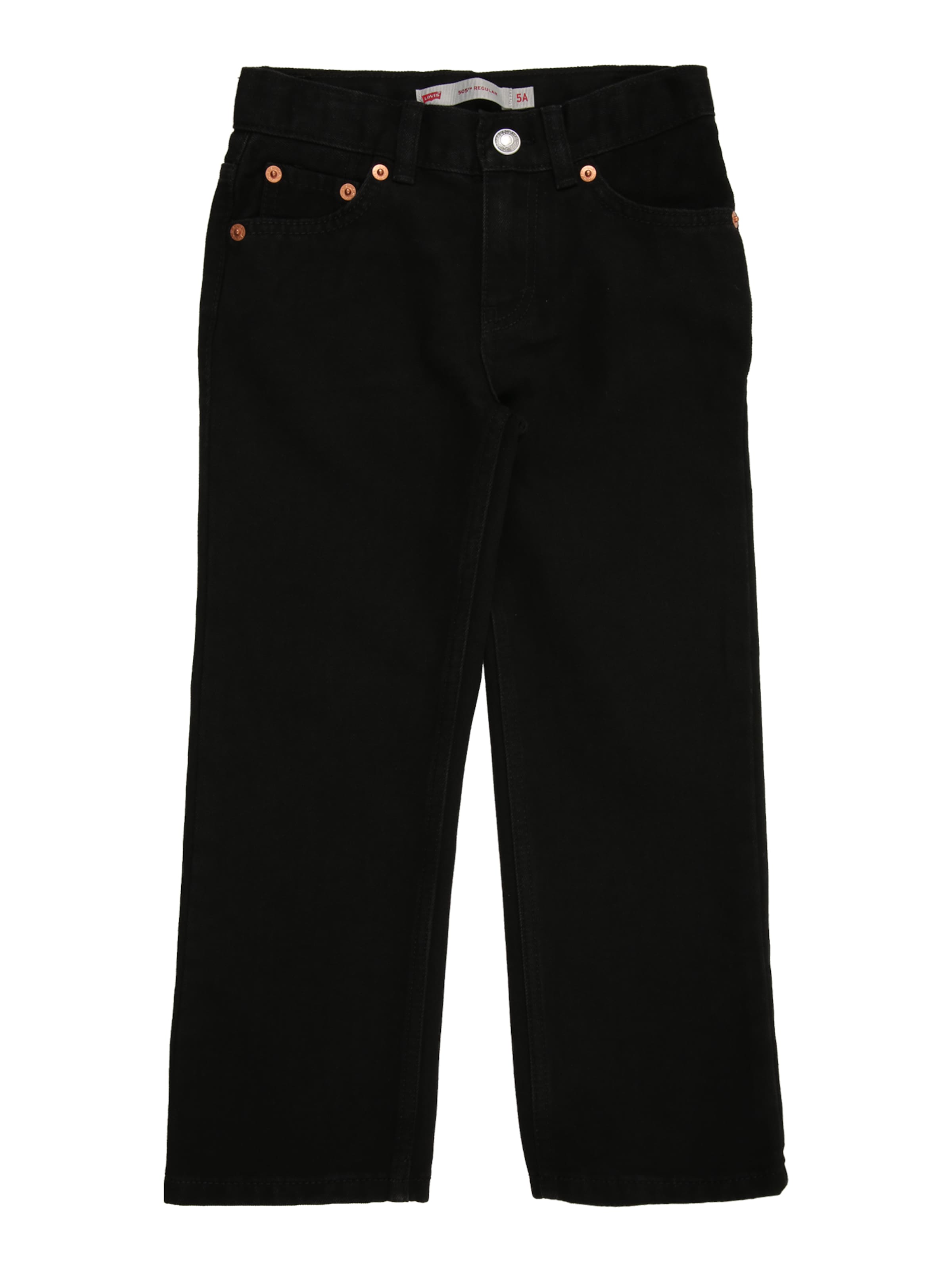 Levi's Kids Jean '505® REGULAR' en noir denim, Vue avec produit