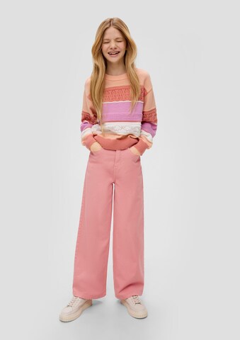s.Oliver Wide Leg Jeans in Pink