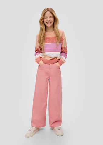 s.Oliver Wide Leg Jeans in Pink