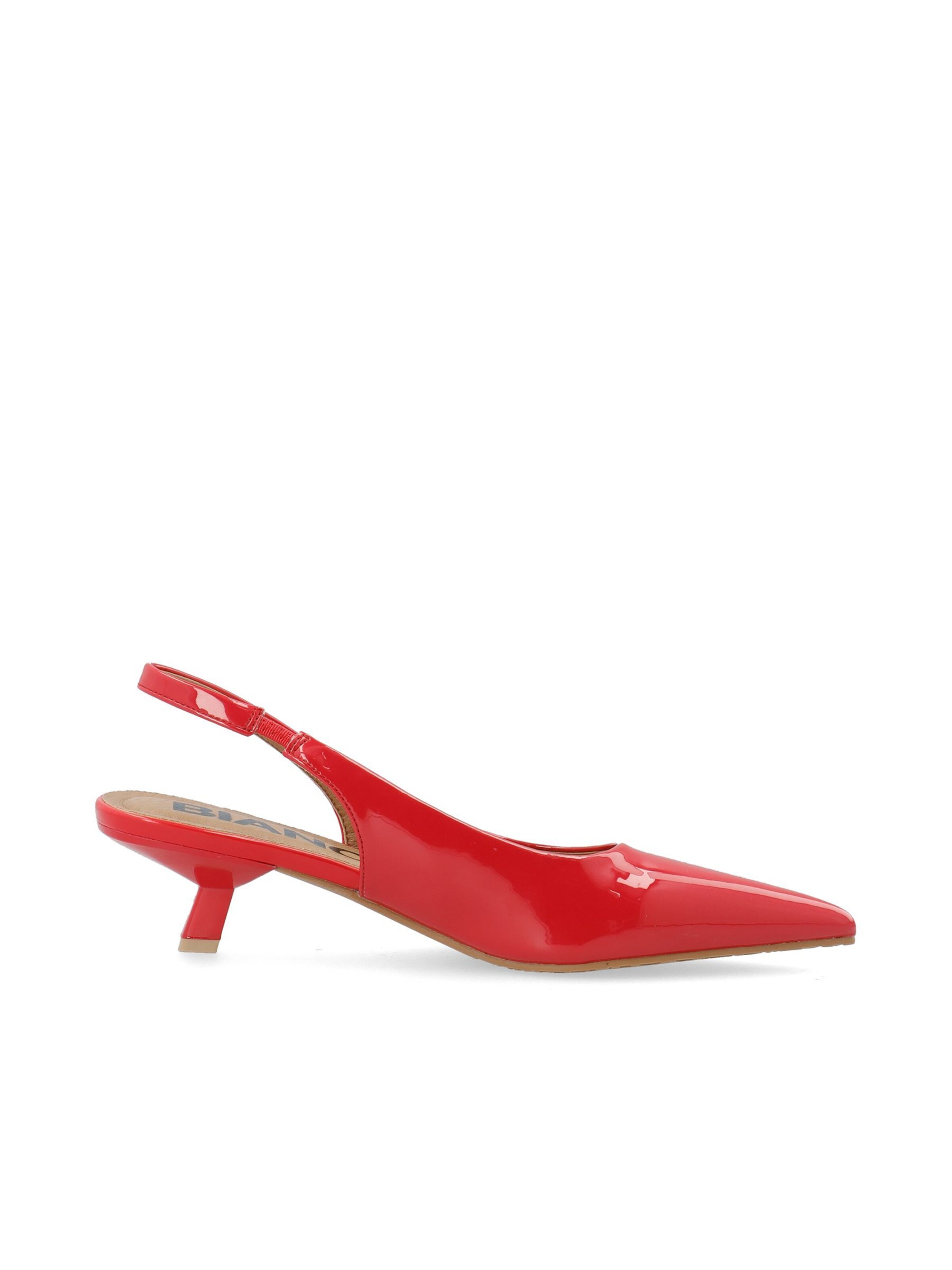 Bianco Slingpumps 'Kristin' in Rood