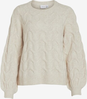 VILA Sweater 'ELLA' in White: front