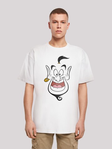 Maglietta 'Disney Aladdin Genie' di F4NT4STIC in bianco: frontale