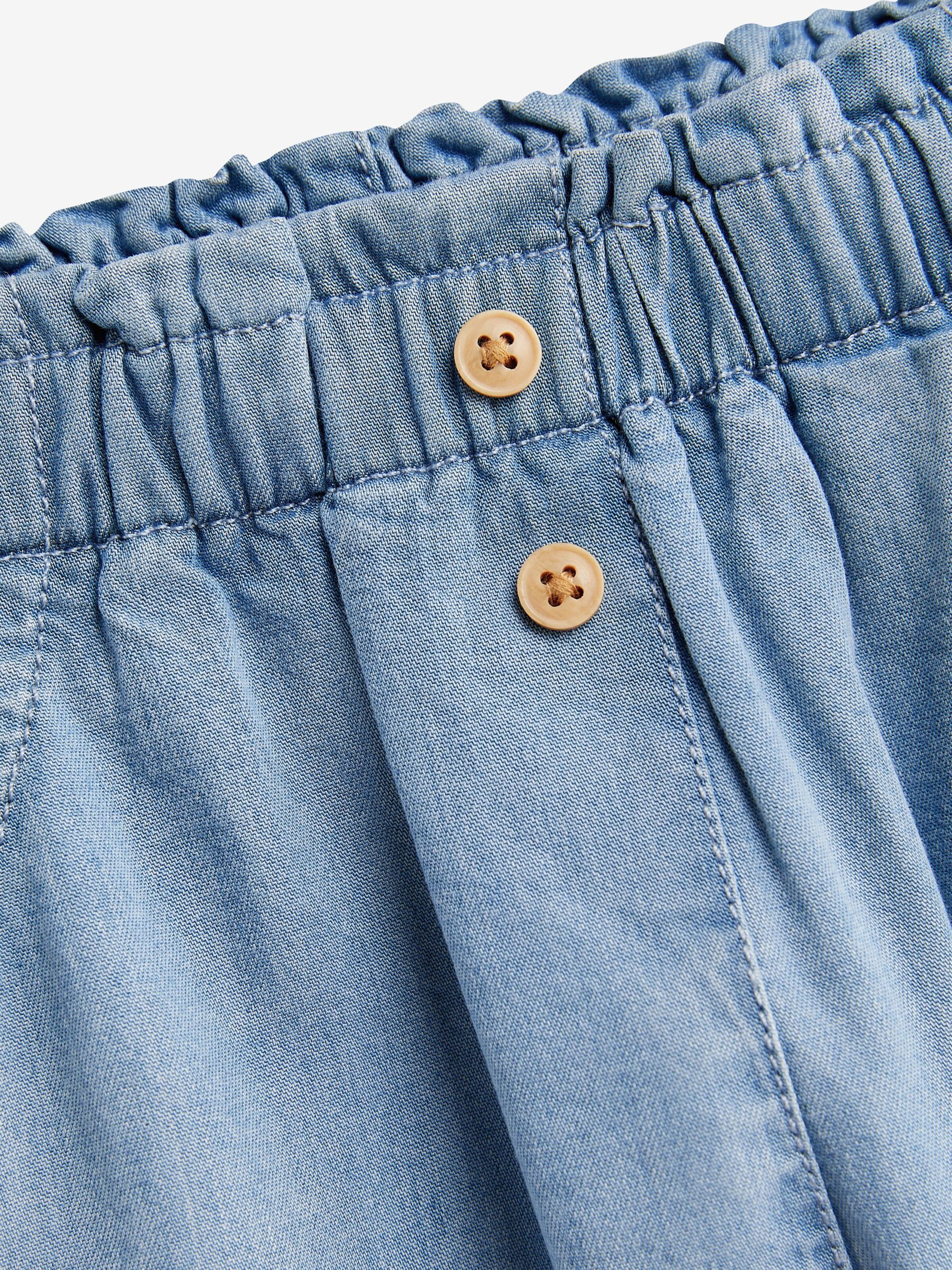 NextWide Leg/ Široke nogavice Hlače - plava boja