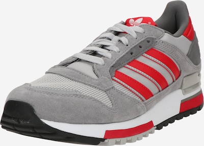 ADIDAS ORIGINALS Matalavartiset tennarit 'ZX 600' värissä harmaa / tummanharmaa / punainen, Tuotenäkymä